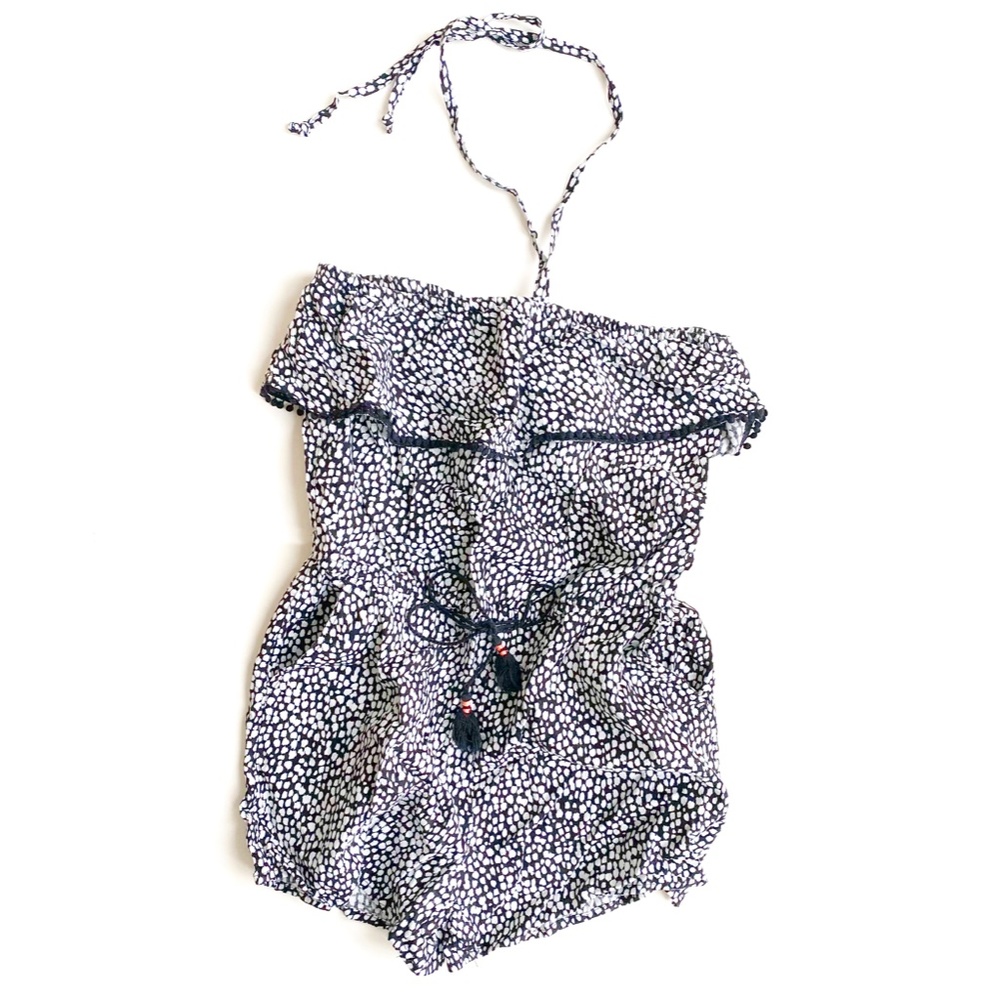 Sz XSm / Black & White Romper